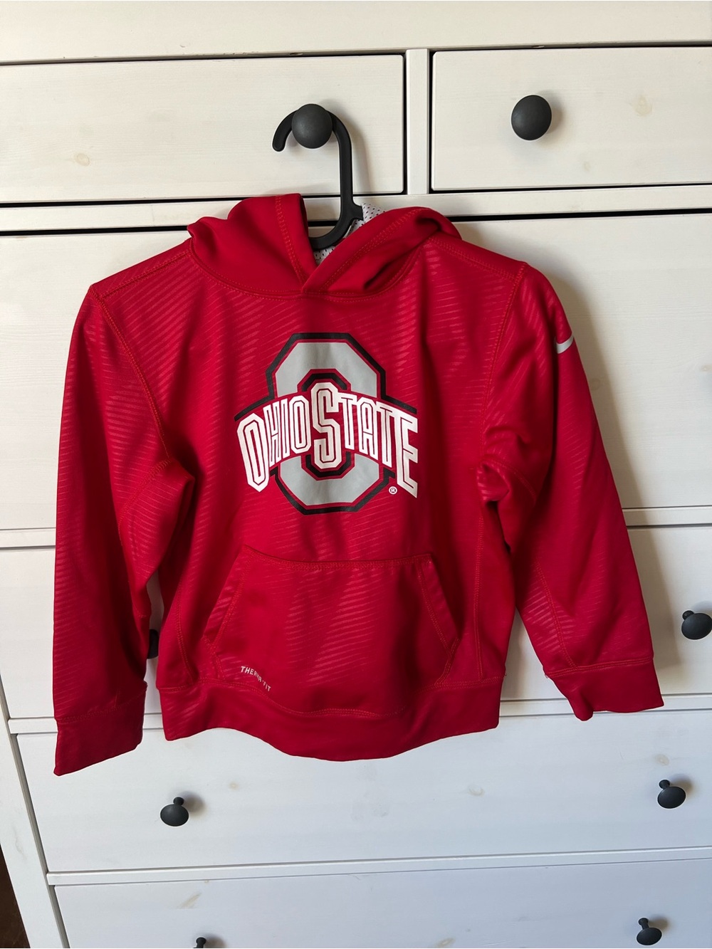 Nike Kids Red Ohio State Hooded Pullover